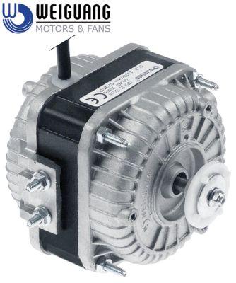 Ventilatormotor 16/70W 230V 1300o/min Leje Glideleje L1 95mm L2 80mm Kabellængde 500mm