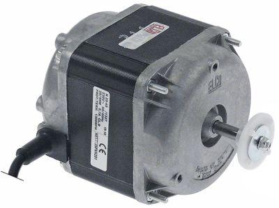 Ventilatormotor ELCO 25W 230V 1300o/min Tilslutning Kabel 2000mm Leje Glideleje Serie