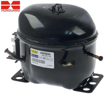 Kompressor Kølemiddel R134a Type GQR90AA 1/4HP Slagvolumen 91cm³ RSIR 220-240V H 186mm