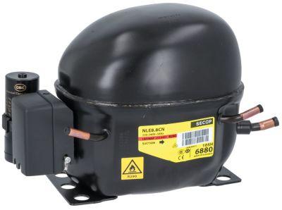 Kompressor Kølemiddel R290 Type NLE8.8CN 220-240V 50Hz LBP/MBP 115kg 1/3HP Slagvolumen 876c