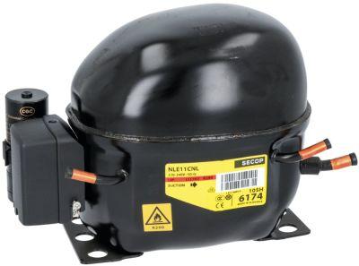 Kompressor Kølemiddel R290 Type NLE11CNL 220-240V 50Hz LBP 115kg 1/2HP Slagvolumen 1115cm³