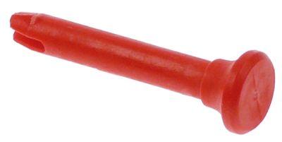 Bolt ø 8mm rød L 56mm til håndtag