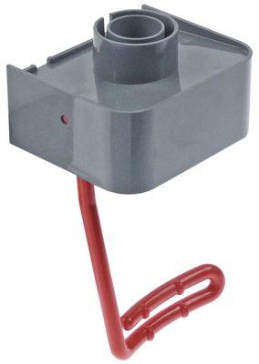 Udløbshane rød H 131mm B 90mm til drikkevaredispenser til enhed Caddy