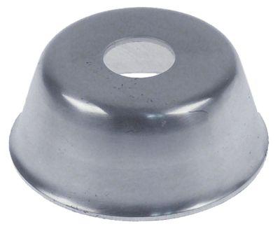 Afdækning Aluminium ø 44mm H 18mm til aksel