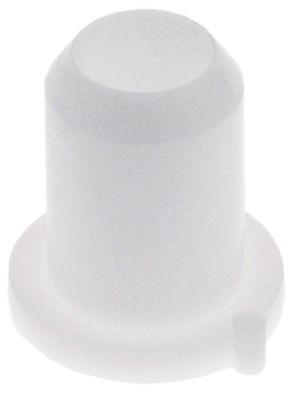 Bøsning Plastik ø 24mm H 265mm B 17mm til snegl til enhed UGOLINI foran