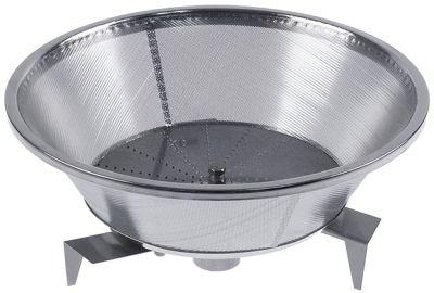 Slyngekurv CNS ø 259mm H 126mm komplet