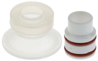 Bøsning ø 355mm H 30mm D2 ø 21mm til fordamper