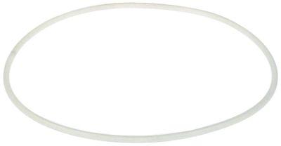 Pakning PVC ID ø 5mm H 73mm D1 ø 298mm D2 ø  -mm transparent til dæksel