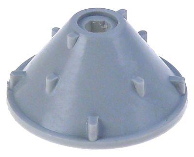 Blandeskive Plastik ø 54mm H 27mm Hul ø 8x6,5mm