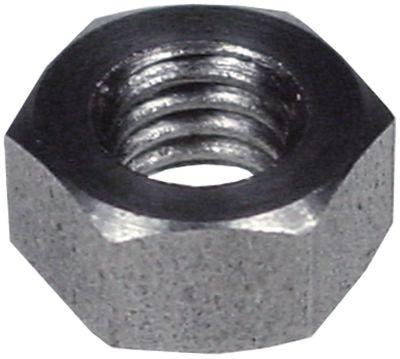Møtrik Gevind M6L CNS H 5mm SW 10 DIN/ISO DIN 934 / ISO 4032/8673 VPE 1Stk.