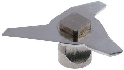Kniv ø 60mm H 40mm Hul ø 8mm med aksel til enhed VORTEX