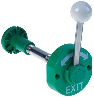 Nødåbner UD ø 80mm H 565mm L 111mm B 75mm Akse ø 24mm BA 63mm Køleteknik aflåseligt Nej