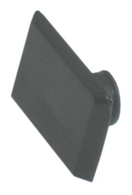 Glideplade H2 125mm H 3mm L 28mm B 21mm IP højre