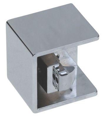 Lukkemekanisme krom L 55mm B 55mm BA 20x12mm Køleteknik nr. 3.31.0543.0 Tykkelse 28-32mm