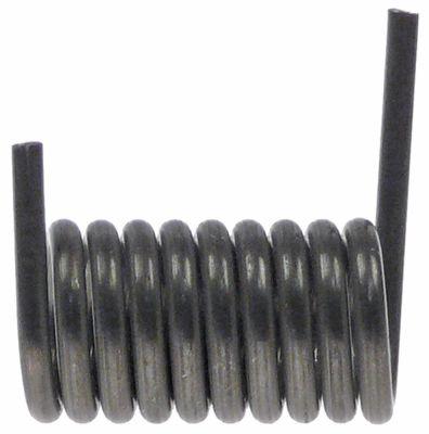 Drejefjeder ø 226mm Trådtykkelse ø 38mm L1 25mm L2 40mm L3 9mm IP venstre