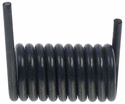 Drejefjeder ø 212mm Trådtykkelse ø 35mm L1 26mm L2 40mm L3 10mm IP venstre