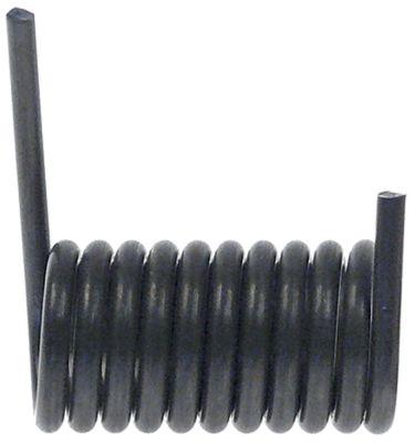 Drejefjeder ø 212mm Trådtykkelse ø 33mm L1 40mm L2 42mm L3 28mm IP højre