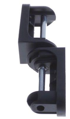Kanthængsel Plastik L 202mm B 44mm BA 24/38mm med stigning Anslag venstre/højre Serie 4010