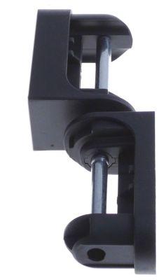 Kanthængsel Plastik L 202mm B 44mm BA 24/38mm med stigning Anslag venstre/højre Serie 4010