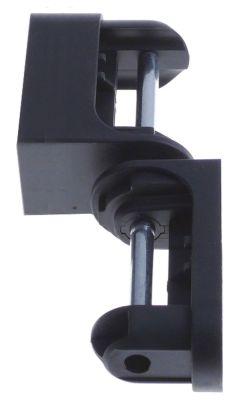 Kanthængsel Plastik L 202mm B 44mm BA 24/38mm med stigning Anslag venstre/højre Serie 4010