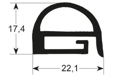 Lågepakning Profil 2270 B 465mm L 650mm VPE 1 Udvendige mål