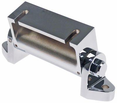 Dækseldrejeled Messing forkromet Boring ø 11mm BA 198mm Type 1081 Faldvinkel 10° BA dæksel 100mm