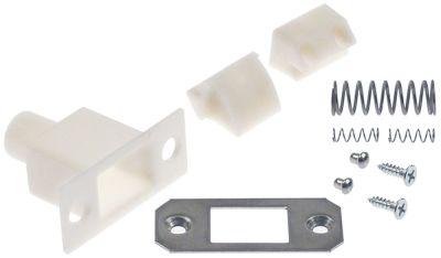 Snaplukkeanordning Plastik FL 58mm FB 25mm BA 44mm til låge