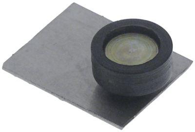 Løberulle Rulle ø 20mm 8mm CNS L 41mm IP bagtil-nede Løbeflade Plastik Leje Glideleje