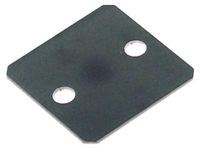 Underlagsplade CNS H 1mm L 40mm B 40mm VPE 1Stk.
