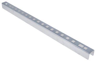 Føringsskinneholder L 600mm B 33mm LA 30mm Hulhøjde 13x13mm