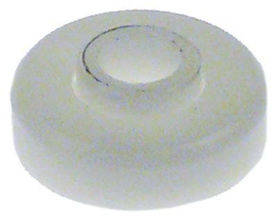 Løberulle Rulle ø 19mm 6mm Samlet længde 8mm Plastik ø 9mm Boring ø 6mm A 19mm B 6mm C 8mm