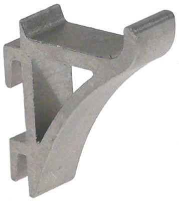 Hyldeholder L 24mm B 9mm H 29mm Aluminium til køleskab VPE 1 Stk.