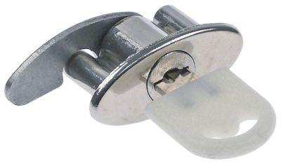 Lukkecylinder Gevind M18x1,25 ø 18mm Drejevinkel 90° med arm Rigellængde 535mm