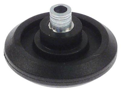 Løberulle Rulle ø 25mm 6mm Samlet længde 10mm Plastik ø 9mm A 25mm B 6mm C 10mm