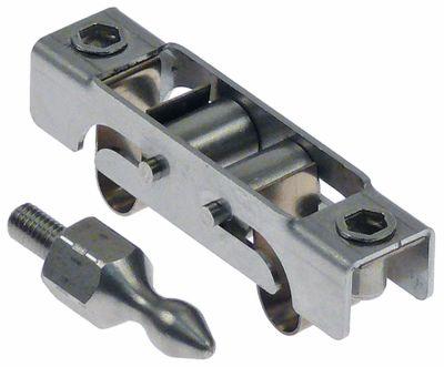 Snaplukkeanordning H 20mm L 60mm B 19mm Materialestyrke 12mm BA 505mm