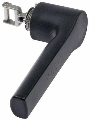 Lågegreb Opretstående enhed Type L 195mm B 53mm H 62mm Bøjlelængde 42mm sort Fastgørelsesgevind