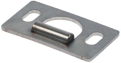 Fastgørelsesplade L 50mm B 30mm til låge
