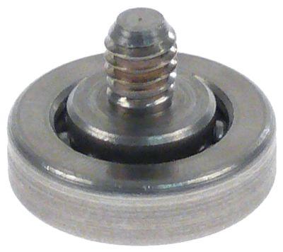 Løberulle Rulle ø 232mm 65mm Gevind 1/4