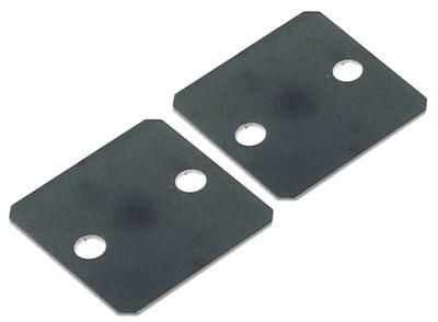 Underlagsplade L 40mm B 40mm til lukkemekanisme Tykkelse 1mm VPE 2 Stk.