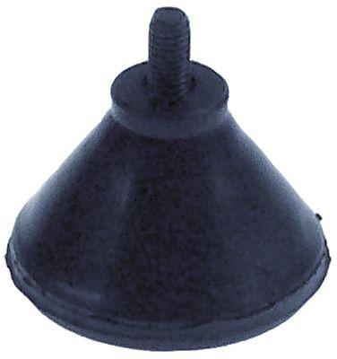 Apparatfod Gevind M5 ø 36mm H 27mm Gevind L 10mm VPE 1 Stk.