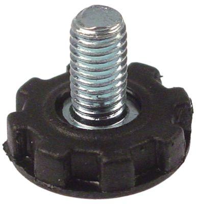 Apparatfod Gevind M8 ø 26mm H 8mm Gevind L 15mm VPE 1 Stk.