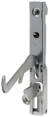 Bageovnshængsel L 154mm B 22mm Laskeposition højre BA 118mm Fjederlængde 53mm Rilleafstand 12mm
