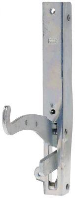 Bageovnshængsel L 206mm B 25mm Laskeposition højre BA 173mm Fjederlængde 111mm Rilleafstand 11m