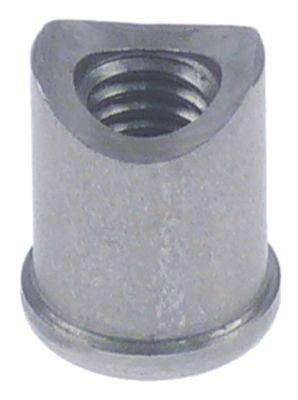 Gevindbolt Gevind M6 D1 ø 11mm D2 ø 10mm L 135mm til rigellukkemekanisme