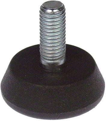 Apparatfod Gevind M10 ø 40mm H 12mm Gevind L 32mm VPE 1Stk.