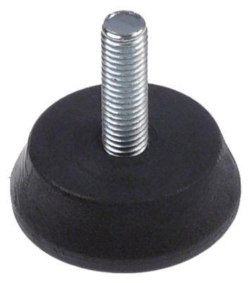 Apparatfod Gevind M10 ø 50mm H 14mm Gevind L 32mm