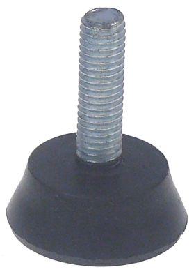 Apparatfod Gevind M8 ø 30mm H 12mm Gevind L 27mm VPE 1Stk.