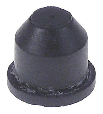Prop Gummi ø 22mm H 16mm Indbygning ø 18mm