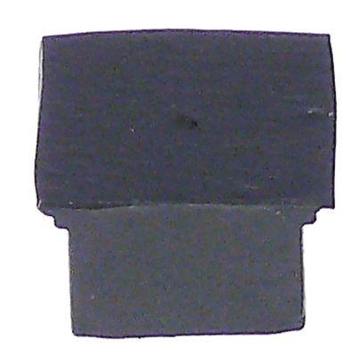 Prop Gummi ID ø 10mm Indbygningsmål 14x16mm H 8mm firkantet