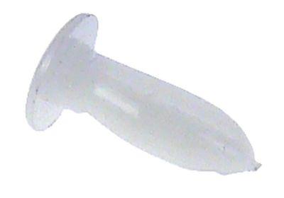 Prop Plastik ø 7mm H 13mm Indbygning ø 4mm VPE 1Stk.